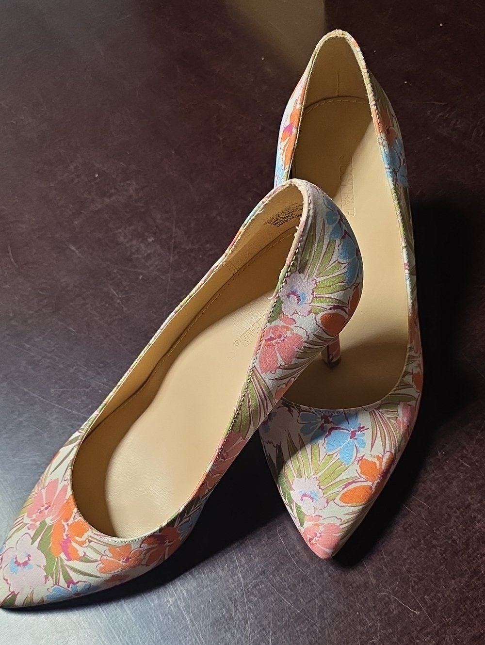Tropical Floral Print Pump (8.5)
